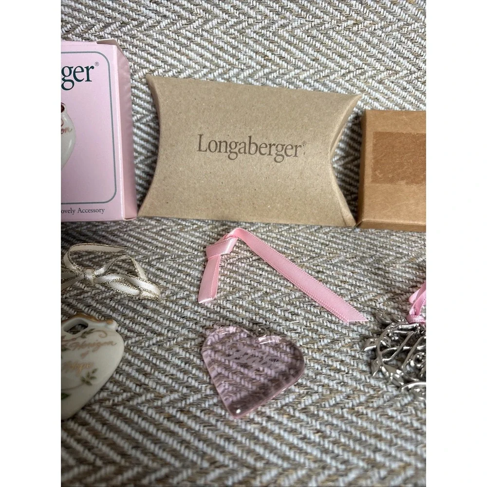 1997, 1999, 2009 & 2010 Longaberger Baskets Horizon of Hope Tie-On Pin
